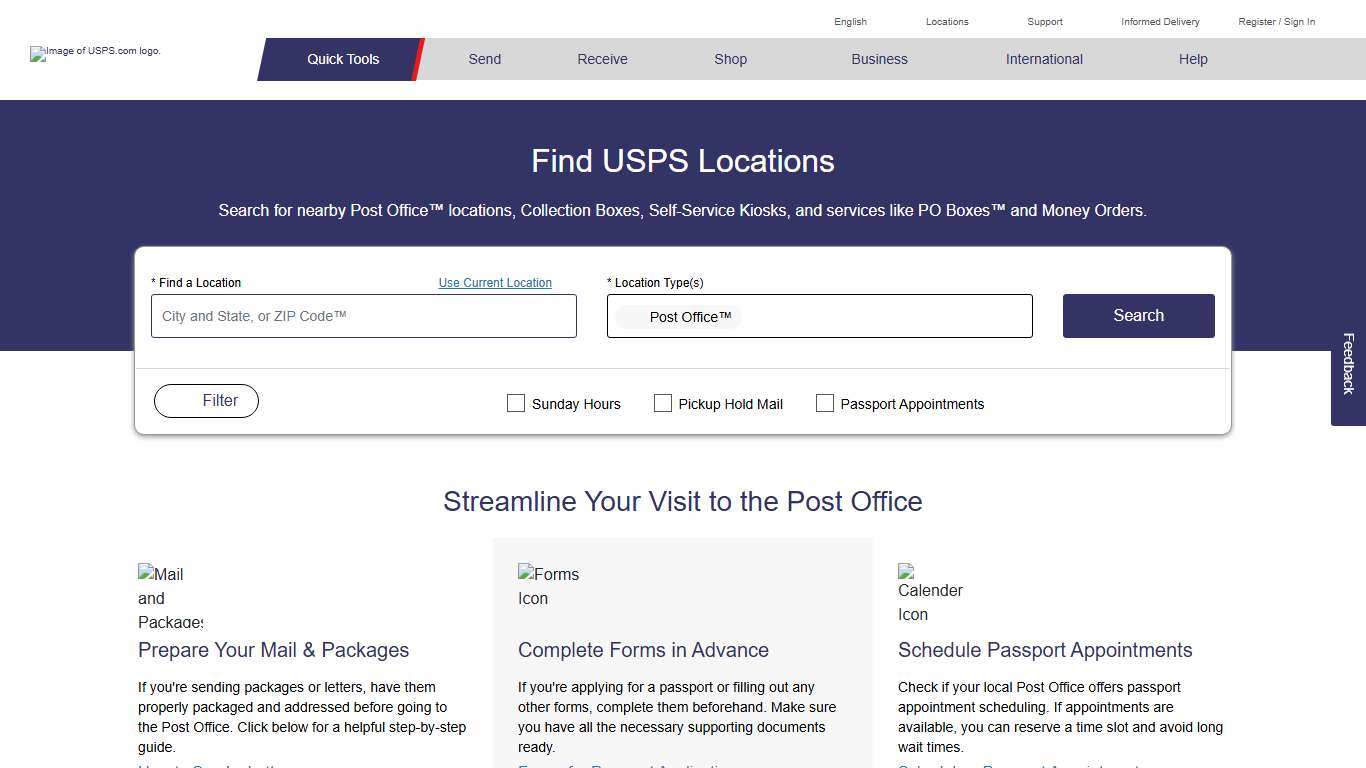 Find USPS Post Offices & Locations Near Me USPS